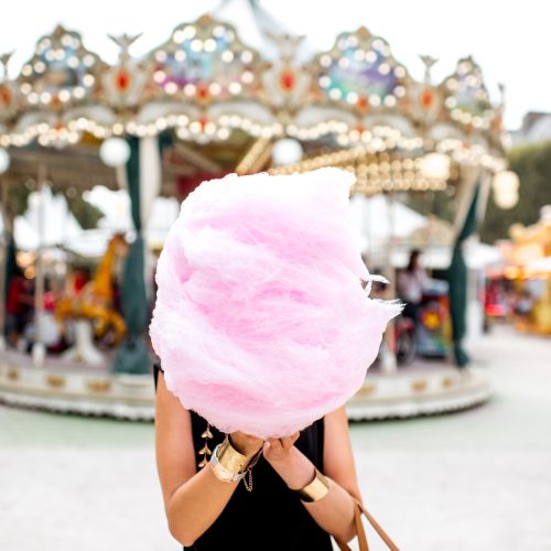 Popkorn, chips, is og candyfloss